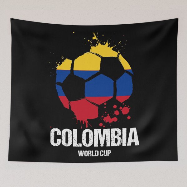 Item preview, Colombia Football Flag designed and sold by red-mode.