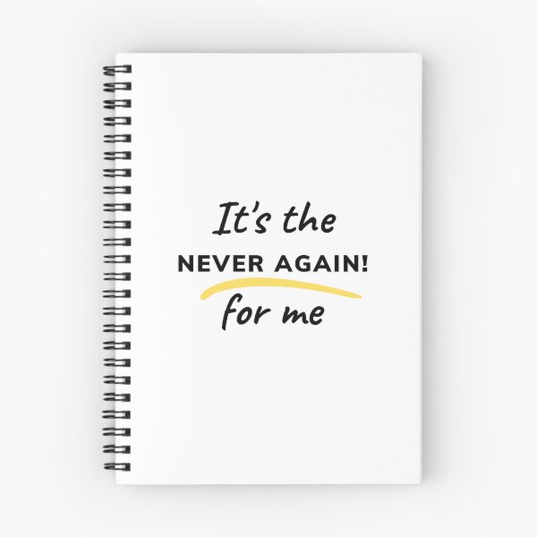 Item preview, It's the NEVER AGAIN for me designed and sold by GGSLP.