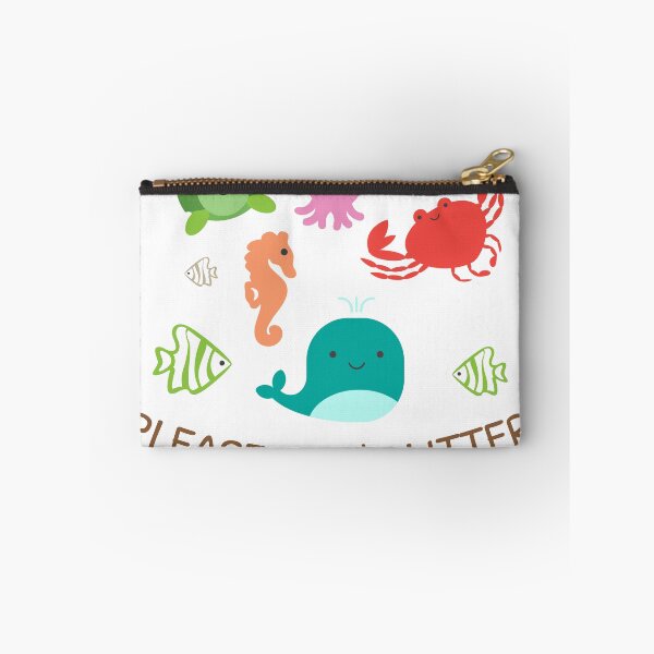 Item preview, Save Sea Critters Please Don't Litter designed and sold by banwa.