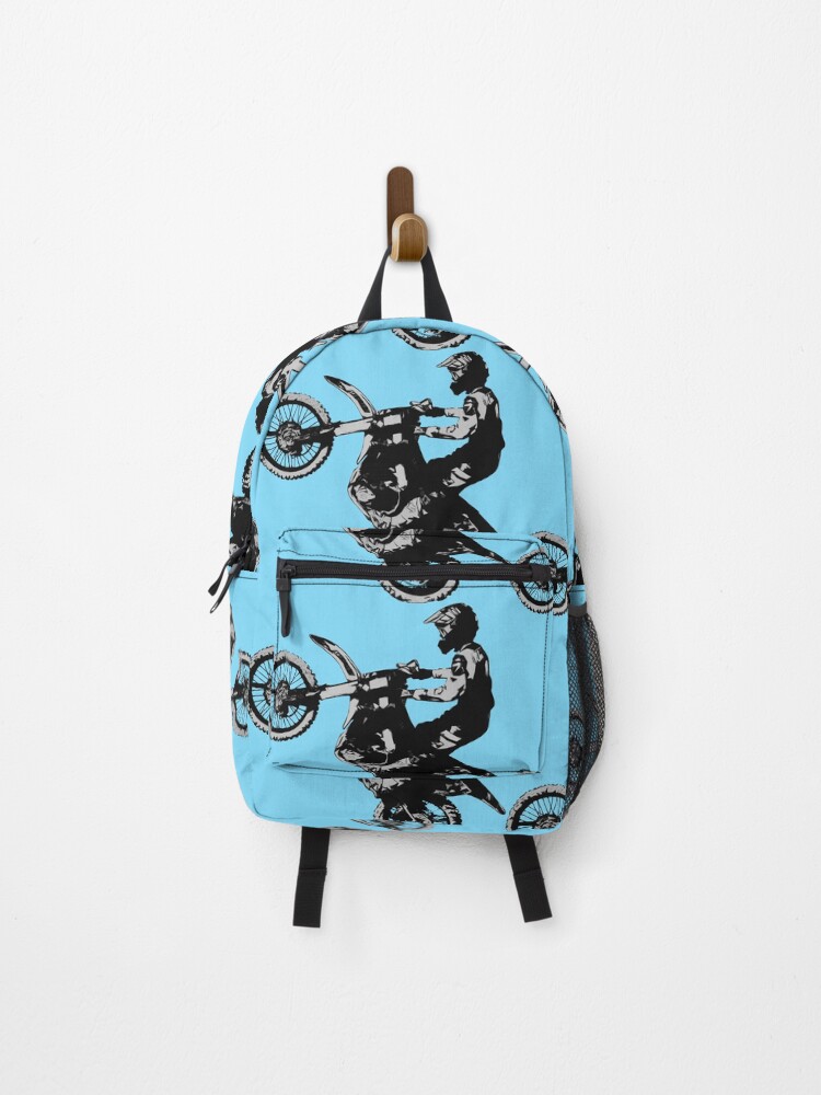 Thumbnail 1 of 3, Backpack, Let's Ride - Motocross Racer designed and sold by NaturePrints.