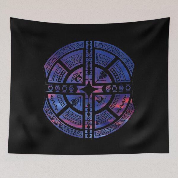 Item preview, Dark Red Blue Sky Circularity designed and sold by createVisions.