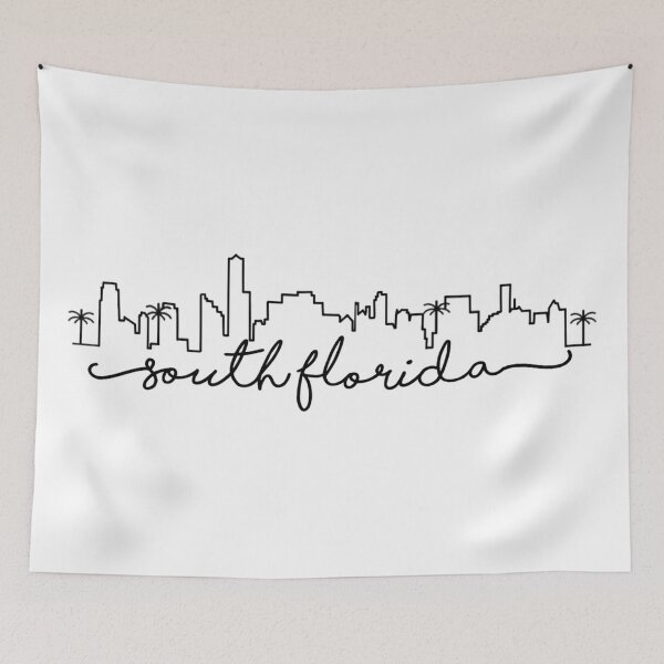 Item preview, South Florida Skyline designed and sold by Simply Bonita by Lorena Valentina.