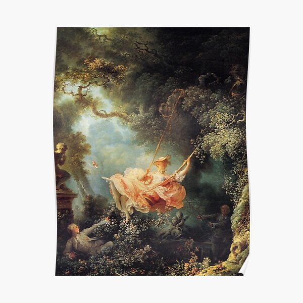 The Swing by Jean-Honoré Fragonard Poster