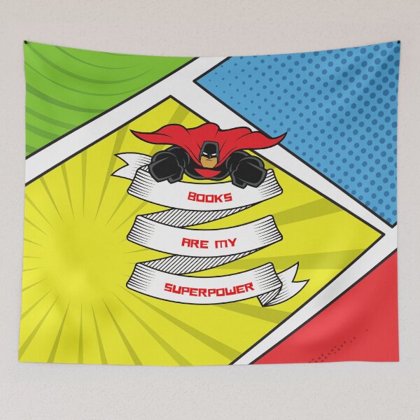 Item preview, Books Are My Super Power designed and sold by tmdaliggr.