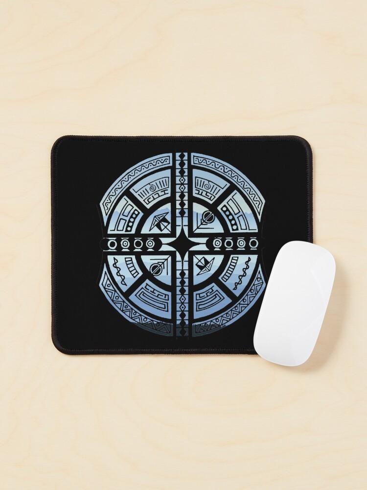 Thumbnail 1 of 5, Mouse Pad, Mountain Range Circularity designed and sold by createVisions.