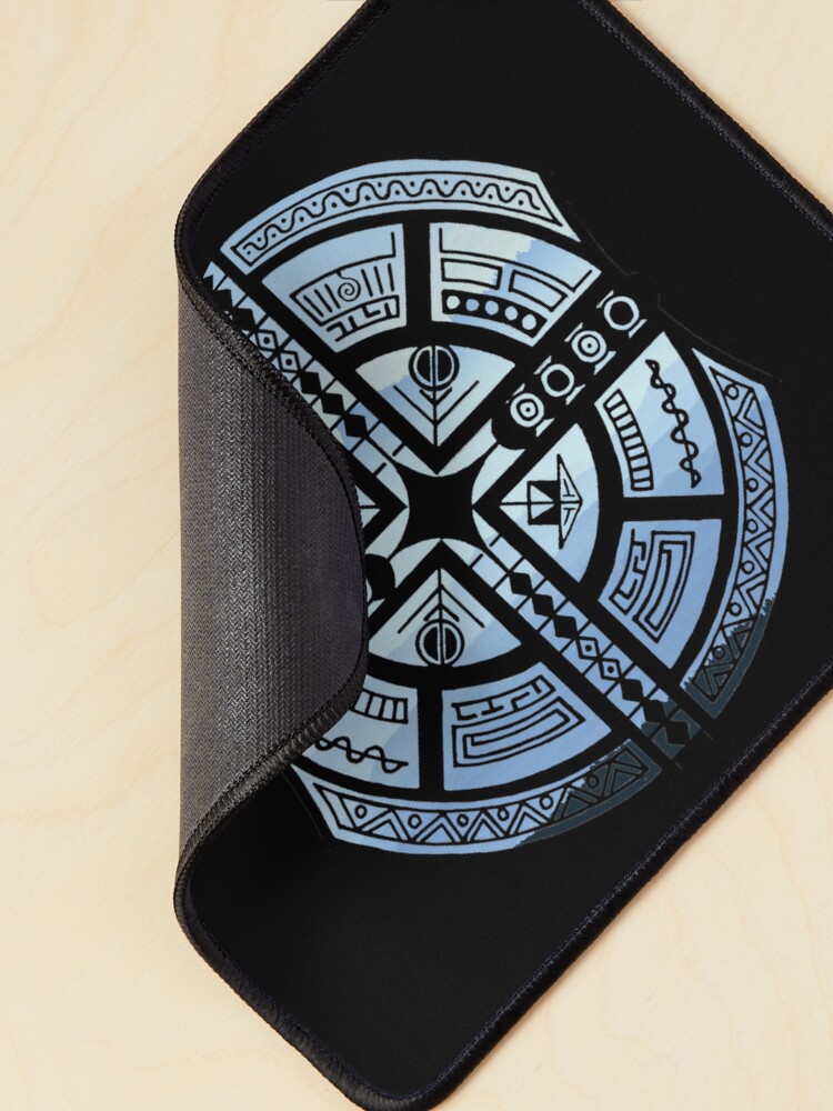 Thumbnail 2 of 5, Mouse Pad, Mountain Range Circularity designed and sold by createVisions.