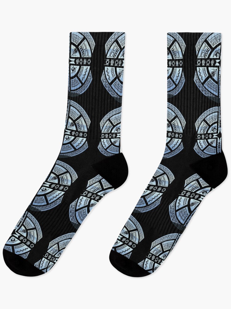 Thumbnail 1 of 5, Socks, Mountain Range Circularity designed and sold by createVisions.