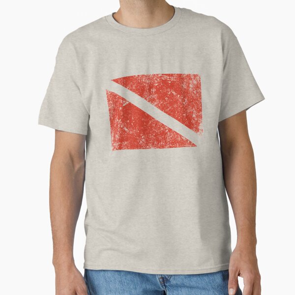 Item preview, Vintage Distressed Scuba Diving Flag designed and sold by banwa.