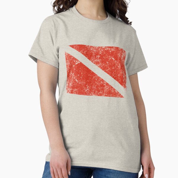 Item preview, Vintage Distressed Scuba Diving Flag designed and sold by banwa.