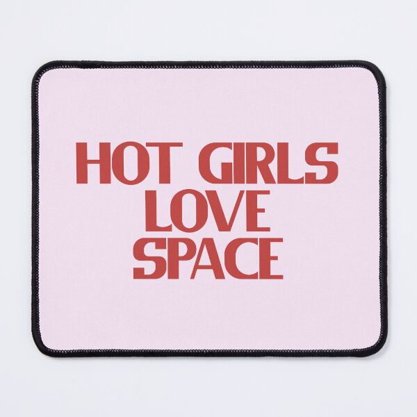 Item preview, Hot Girls Love Space - Red Bold Text designed and sold by Chubuter.