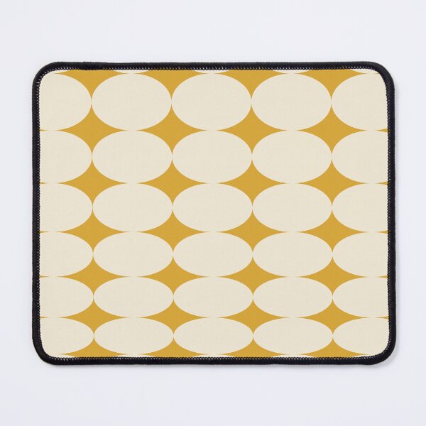 Item preview, Retro Round Pattern - Yellow White designed and sold by technicolorable_art.