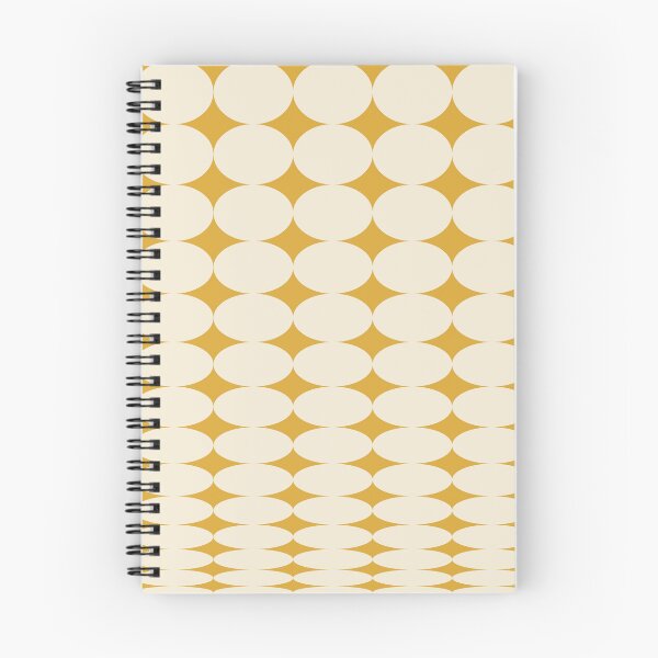 Aperçu de l'œuvre Retro Round Pattern - Yellow White créée et vendue par technicolorable_art.