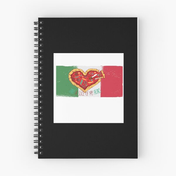 Item preview, Slice of pizza Italy flag Take a slice of my heart Poster designed and sold by poissobaisha.