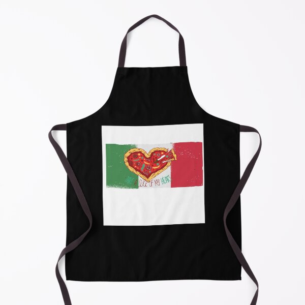 Item preview, Slice of pizza Italy flag Take a slice of my heart Poster designed and sold by poissobaisha.