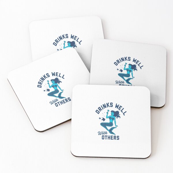 Item preview, Drinks Well with Others Mermaid designed and sold by MaryMaster.