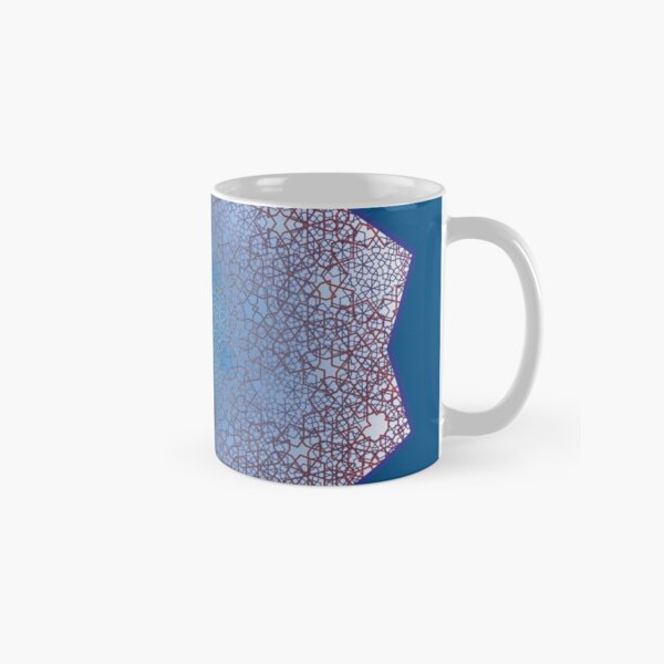 Floral Double Layer Large Lock Classic Mug
