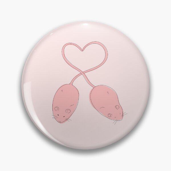 Item preview, Pink Rats Making A Heart  designed and sold by korlatte.