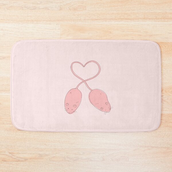 Item preview, Pink Rats Making A Heart  designed and sold by korlatte.