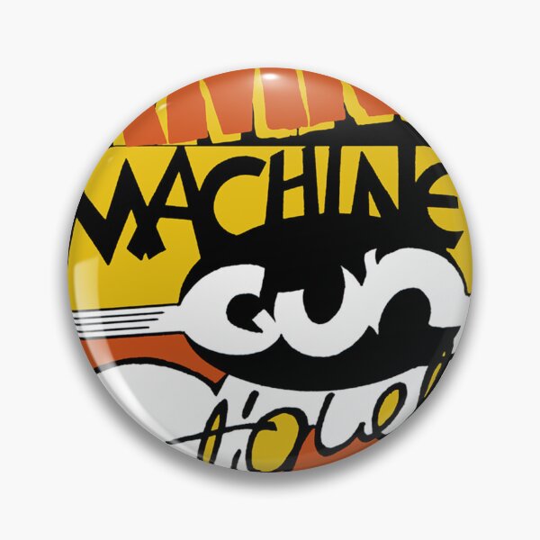 Item preview, The Damned machine gun etiquette designed and sold by CarolPedder56.