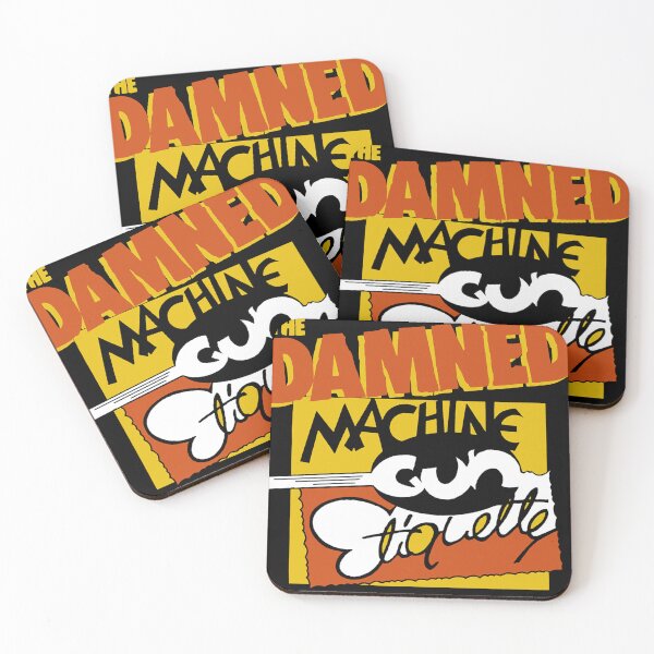 Item preview, The Damned machine gun etiquette designed and sold by CarolPedder56.
