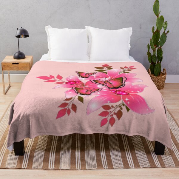 Artikelvorschau, Rote Schmetterlinge und Blumen-Design entworfen und verkauft von mbuz90.