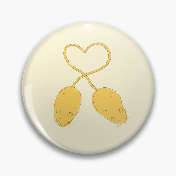 Item preview, Yellow Rats Making A Heart  designed and sold by korlatte.
