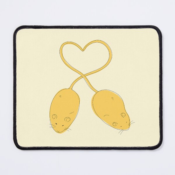 Item preview, Yellow Rats Making A Heart  designed and sold by korlatte.