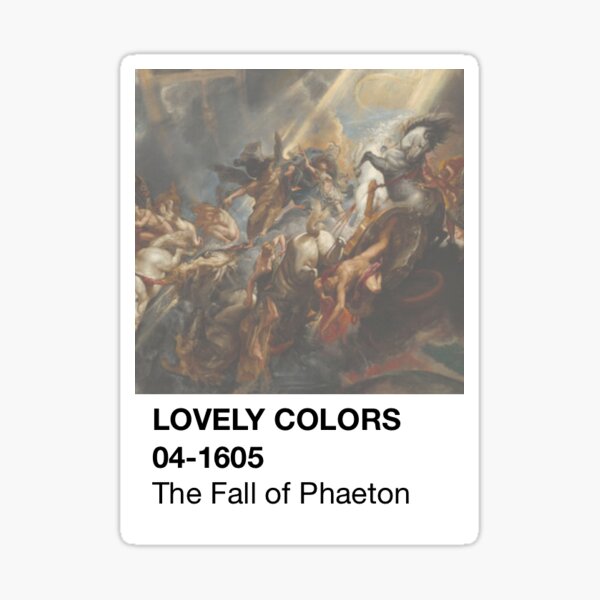 Color Swatch - The Fall of Phaeton Sticker