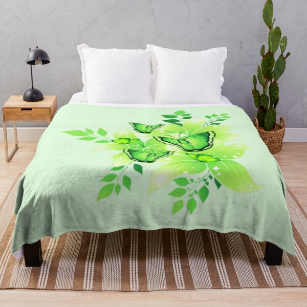 Artikelvorschau, Grüne Schmetterlinge und Blumen-Design entworfen und verkauft von mbuz90.