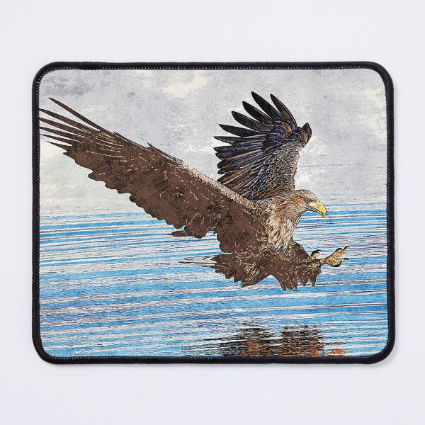 Item preview, White Tailed Eagle Hunting For Fish - Custom Pet Portrait Art Studio designed and sold by Custom Pet Portrait Art Studio.