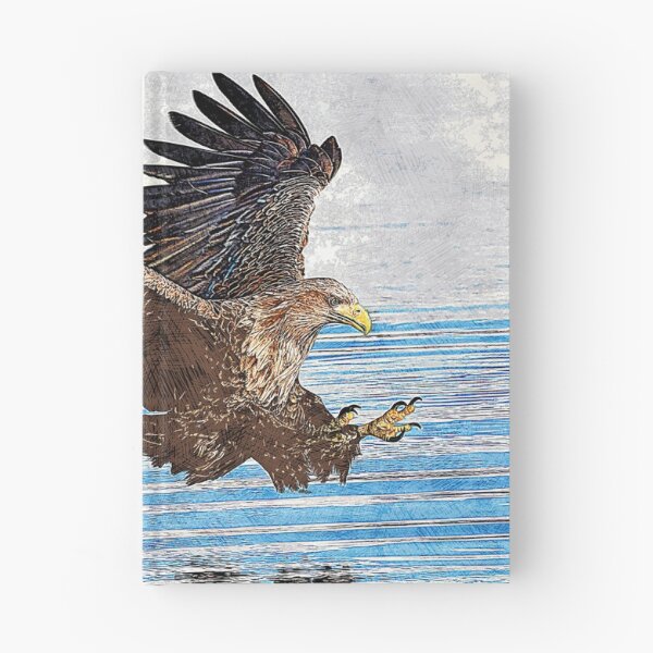 Item preview, White Tailed Eagle Hunting For Fish - Custom Pet Portrait Art Studio designed and sold by Custom Pet Portrait Art Studio.