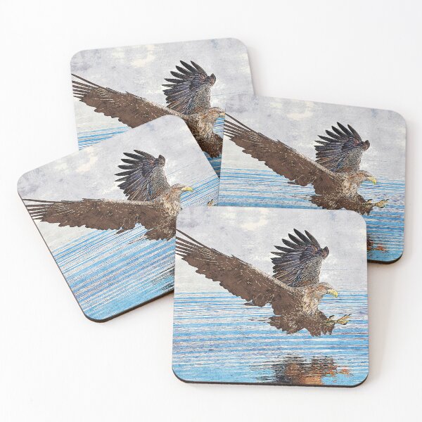 Item preview, White Tailed Eagle Hunting For Fish - Custom Pet Portrait Art Studio designed and sold by Custom Pet Portrait Art Studio.