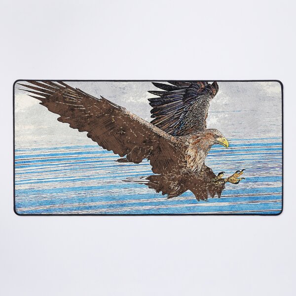 Item preview, White Tailed Eagle Hunting For Fish - Custom Pet Portrait Art Studio designed and sold by Custom Pet Portrait Art Studio.