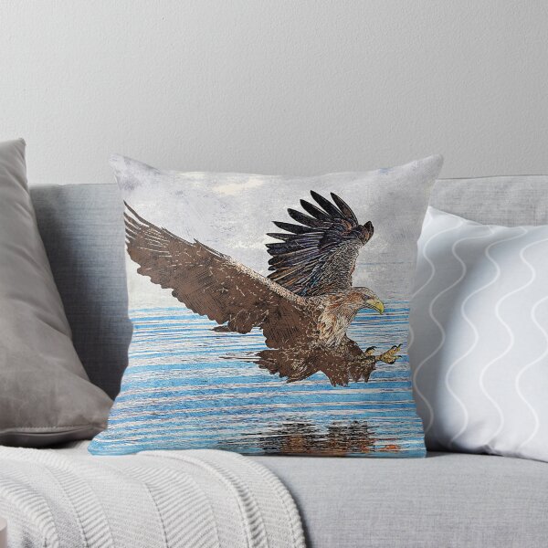 Item preview, White Tailed Eagle Hunting For Fish - Custom Pet Portrait Art Studio designed and sold by Custom Pet Portrait Art Studio.