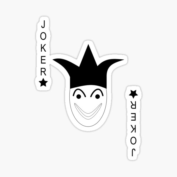 "Vintage Joker Card" Sticker for Sale by redmode Redbubble