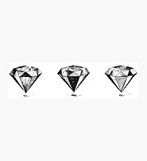 3 Diamonds Photographic Print