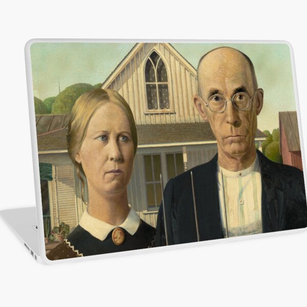 Item preview, Painting American Gothic by Grant Wood  designed and sold by alexklp.