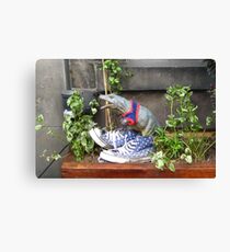 Edinburgh Dinosaur Canvas Print