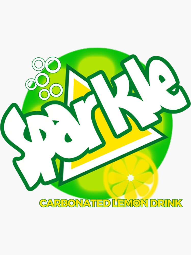 "Sparkle Carbonated Lemon Drink Popular Soda Pop Soft Drink design