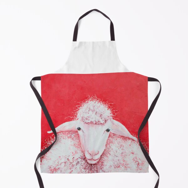 Item preview, Woolly White Sheep  designed and sold by MatsonArtDesign.