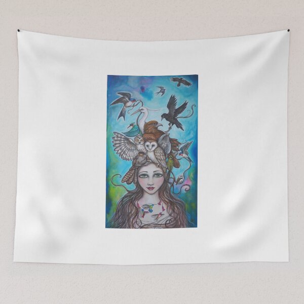 Item preview, The Bird Lady of Pleiades designed and sold by Sharon McLeod.