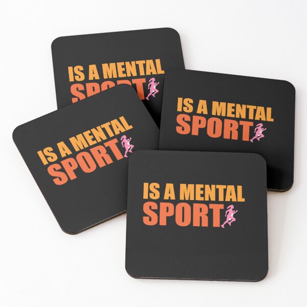 Item preview, Running Is A Mental Sport And We Are All Insane Sticker designed and sold by gusplawn5.
