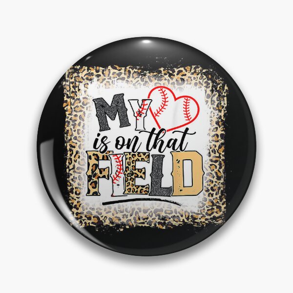 Item preview, My Heart Is On That Field Bleached Leopard Baseball Mom designed and sold by MichelSorour.