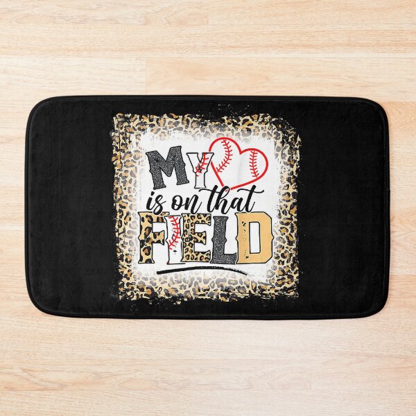 Item preview, My Heart Is On That Field Bleached Leopard Baseball Mom designed and sold by MichelSorour.