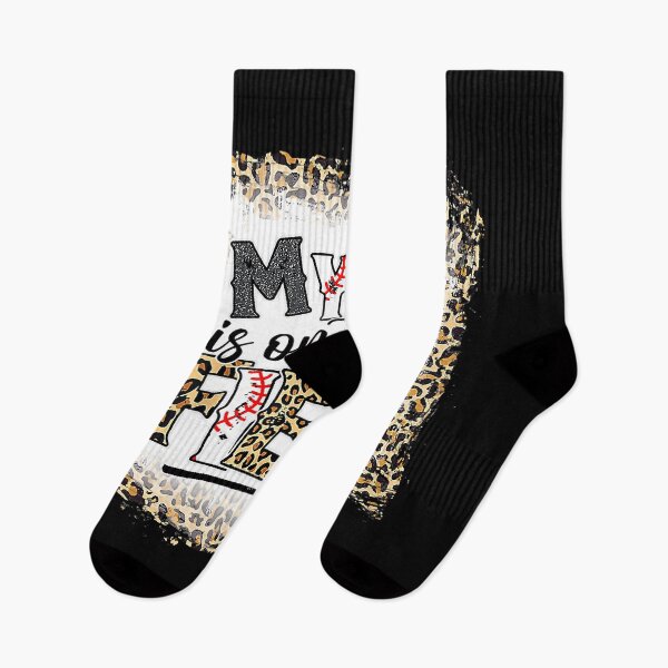 Item preview, My Heart Is On That Field Bleached Leopard Baseball Mom designed and sold by MichelSorour.