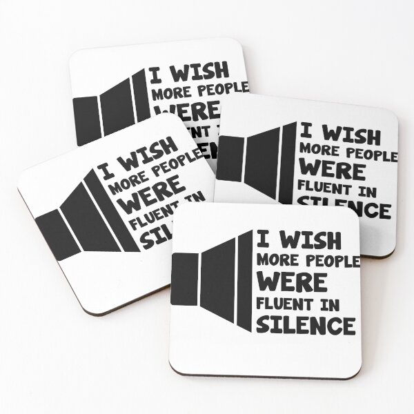 Item preview, I wish more people were fluent in silence designed and sold by lunacarter.