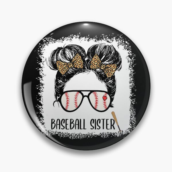 Item preview, Baseball Sister Bleached Messy Bun designed and sold by MichelSorour.