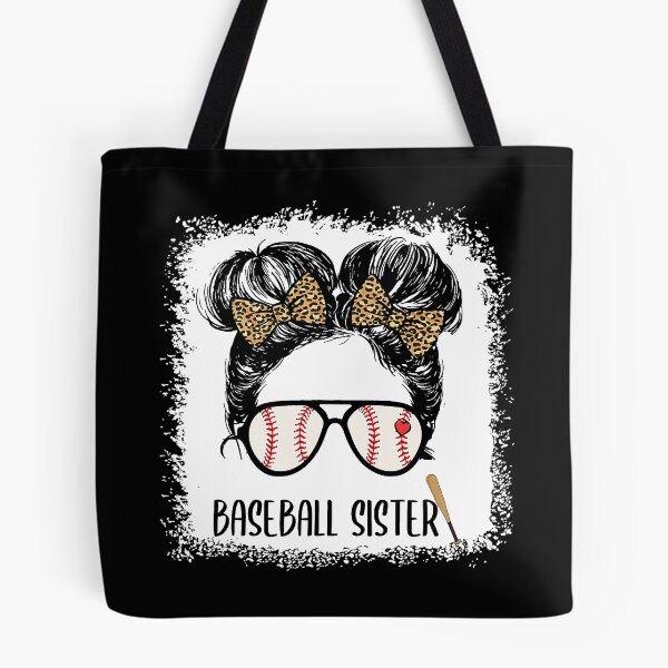 Item preview, Baseball Sister Bleached Messy Bun designed and sold by MichelSorour.