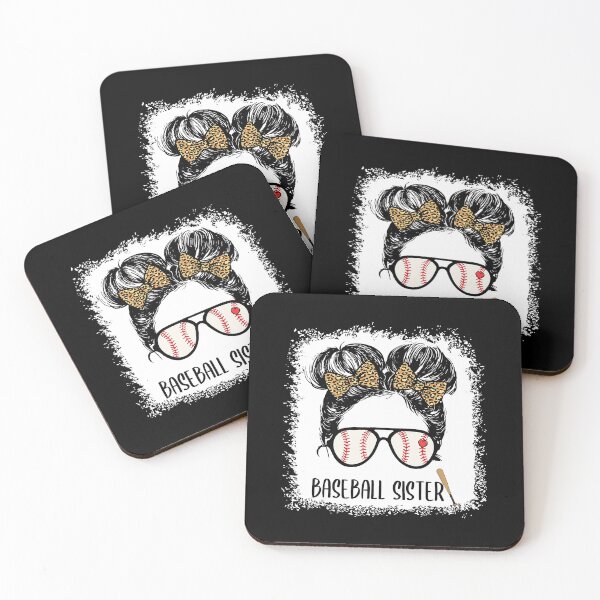 Item preview, Baseball Sister Bleached Messy Bun designed and sold by MichelSorour.