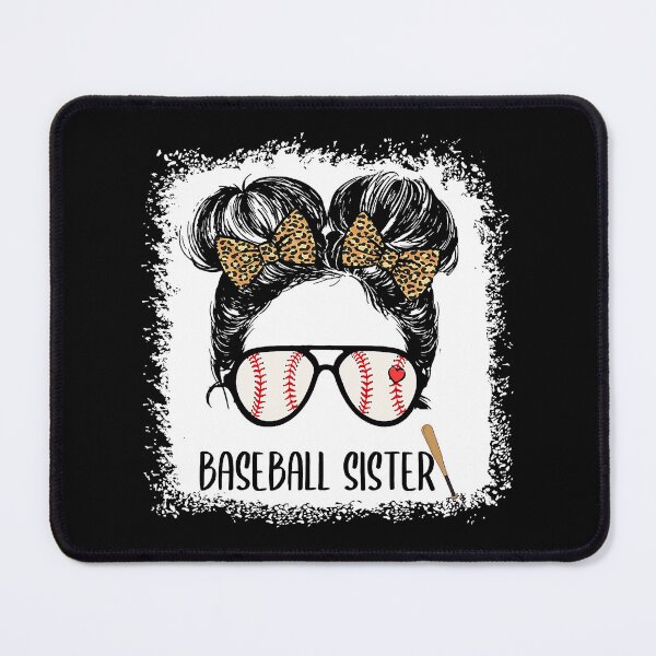 Item preview, Baseball Sister Bleached Messy Bun designed and sold by MichelSorour.